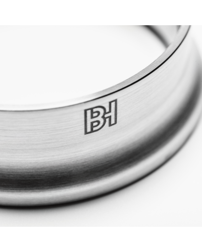 Barista Hustle Steel Ring Portafilter Funnel logo