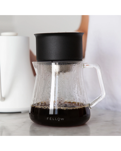 Fellow Mighty Glass Carafe Small Clear lifestyle