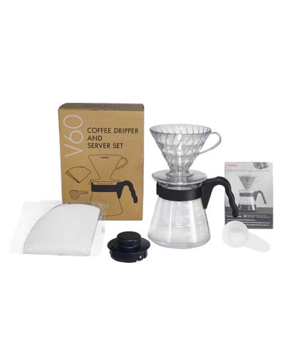 Hario V60 02 Clear Set with Box