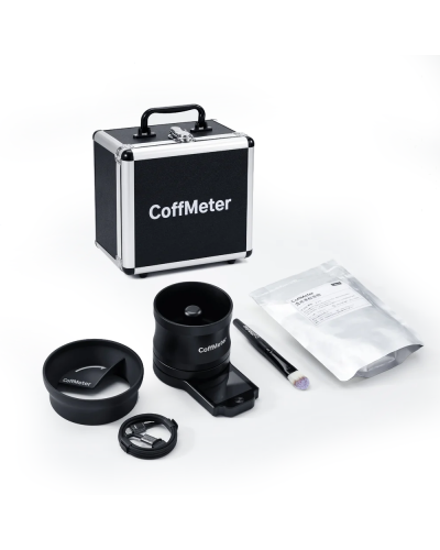 Coffmeter M1: Medidor 2 en 1 de Humedad y Densidad set completo