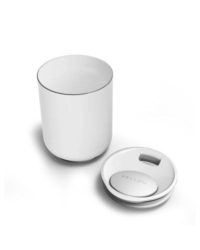 Fellow Rocky Lowball Tumbler (White) without lid