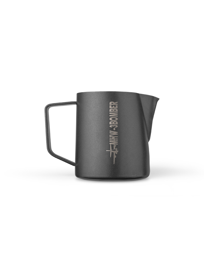 MHW3Bomber Jarra de Leche 5.0 Negro Mate 400ml