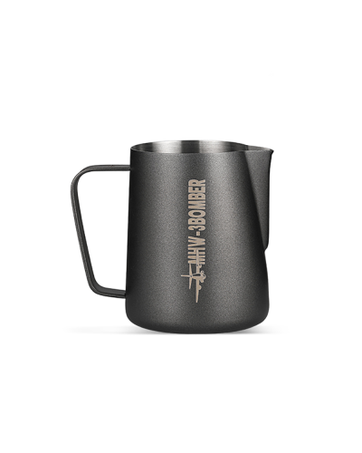 MHW3Bomber Milk Pitcher 3.0 Round Spout Matte Black 600ml