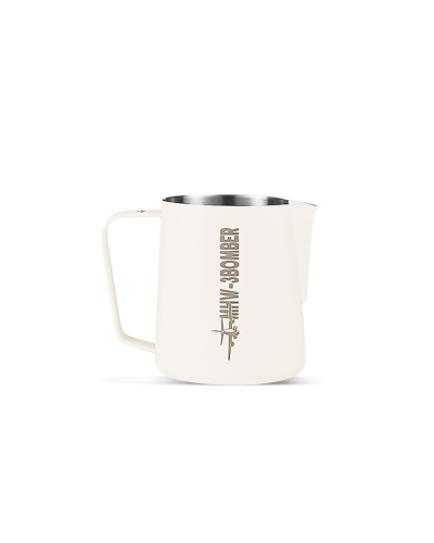MHW3Bomber Jarra de Leche 3.0 Pico Redondo Blanco 450ml