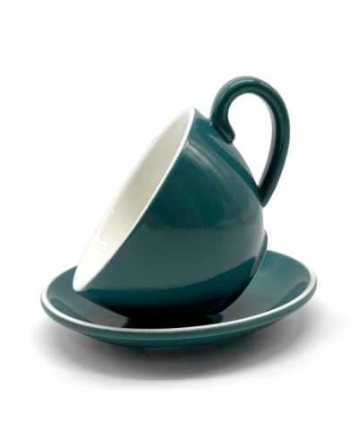 Epic Taza y Plata Breakfast 360ml Turquesa girada