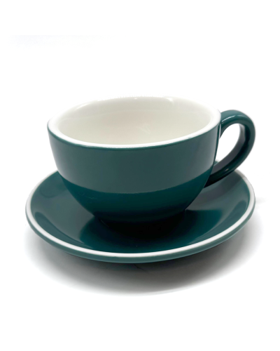 Epic Taza y Plata Breakfast 360ml Turquesa 3/4