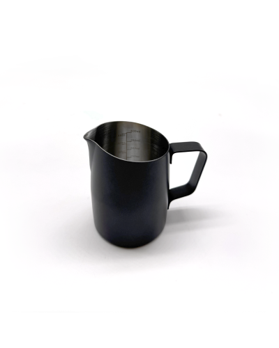 Studio Barista Slow Pour Milk Pitcher 420ml Black 3/4
