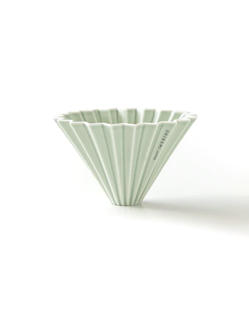 Origami Dripper Cerámica M Verde Mate