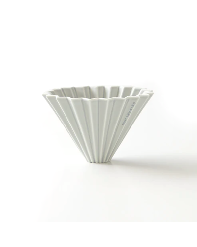 Origami Ceramic Dripper M Matte Grey