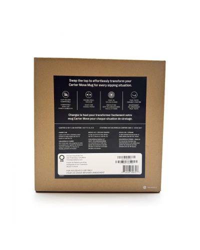 Fellow Carter 3 in 1 Lid System matte Black outside