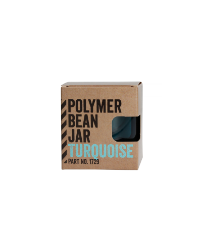 Comandante Polymer Bean Jar with Lid Turquoise Box