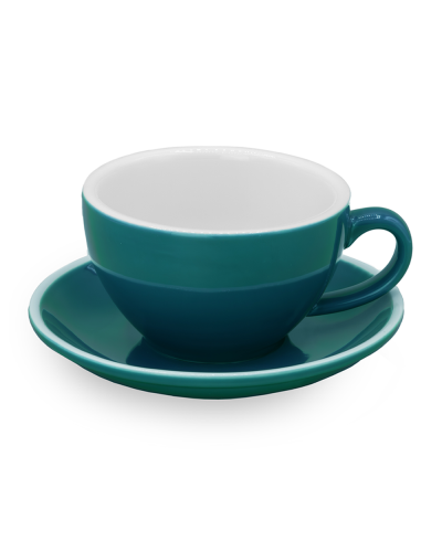 Epic Cup & Saucer Double Cappuccino 280ml Turquoise