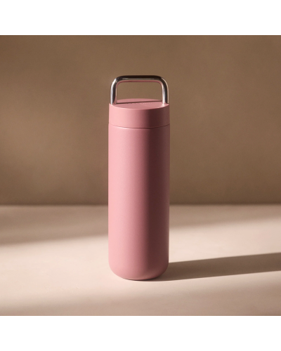 Fellow Carter Carry Water Bottle 20 Oz Desert Rose lifestyle