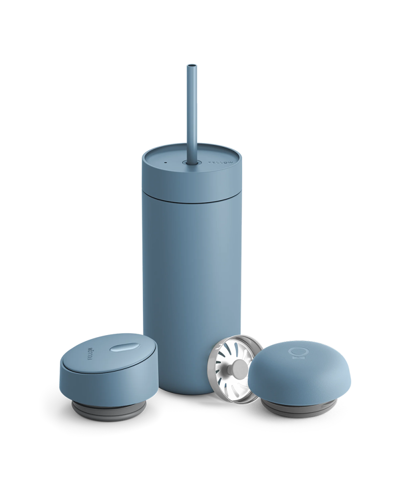 Fellow Carter Sistema Sip 3 en 1 de 16 Oz Azul Niebla (Move, Slide, Cold)