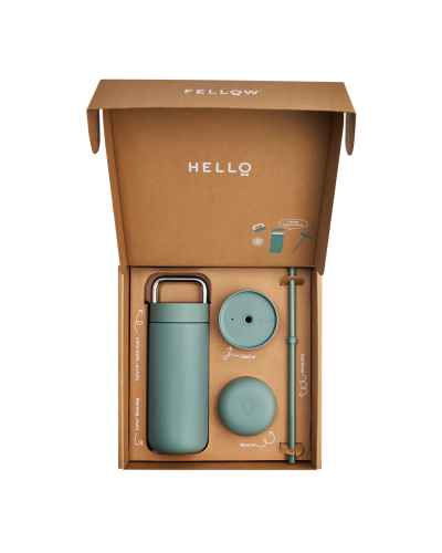 Fellow Carter 3 In 1 Lid System 16oz Smoke Green (Move, Carry, Cold)