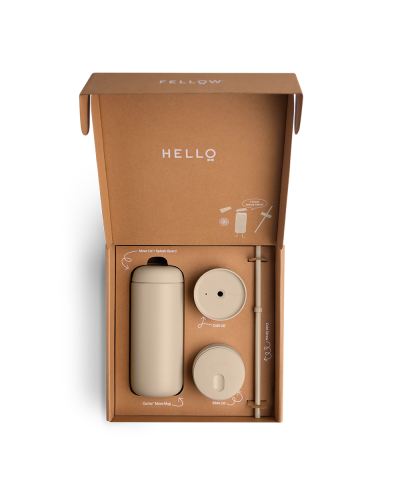 Fellow Carter 3 In 1 Sip System 16oz Sand Dune (Move, Slide, Cold)