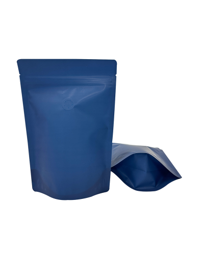 Coffee Bags Doypack 250g Ocean Blue Without Aluminium (250 pcs)