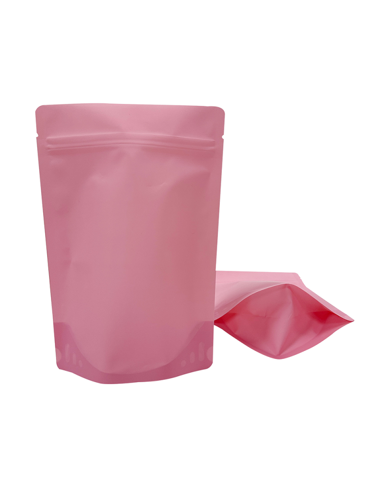 Bolsas de café Doypack 250g Rosa Sin Aluminio (250 uds)