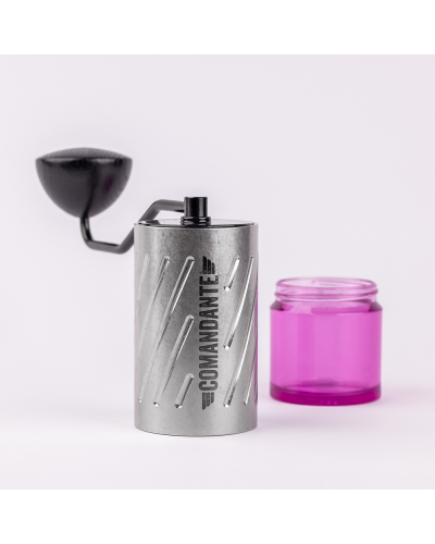 Comandante Molinillo C60 Baracuda Stone Washed con su bote