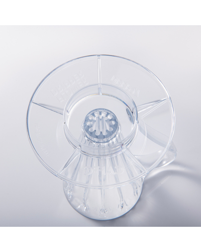 Base del gotero Cafec Flower Dripper Deep 27 Transparente