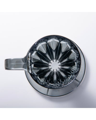 Cafec Flower Dripper Deep 27 Black Flower shape