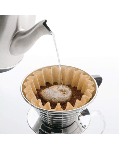Kalita Wave 185 Steel Dripper pour over coffee