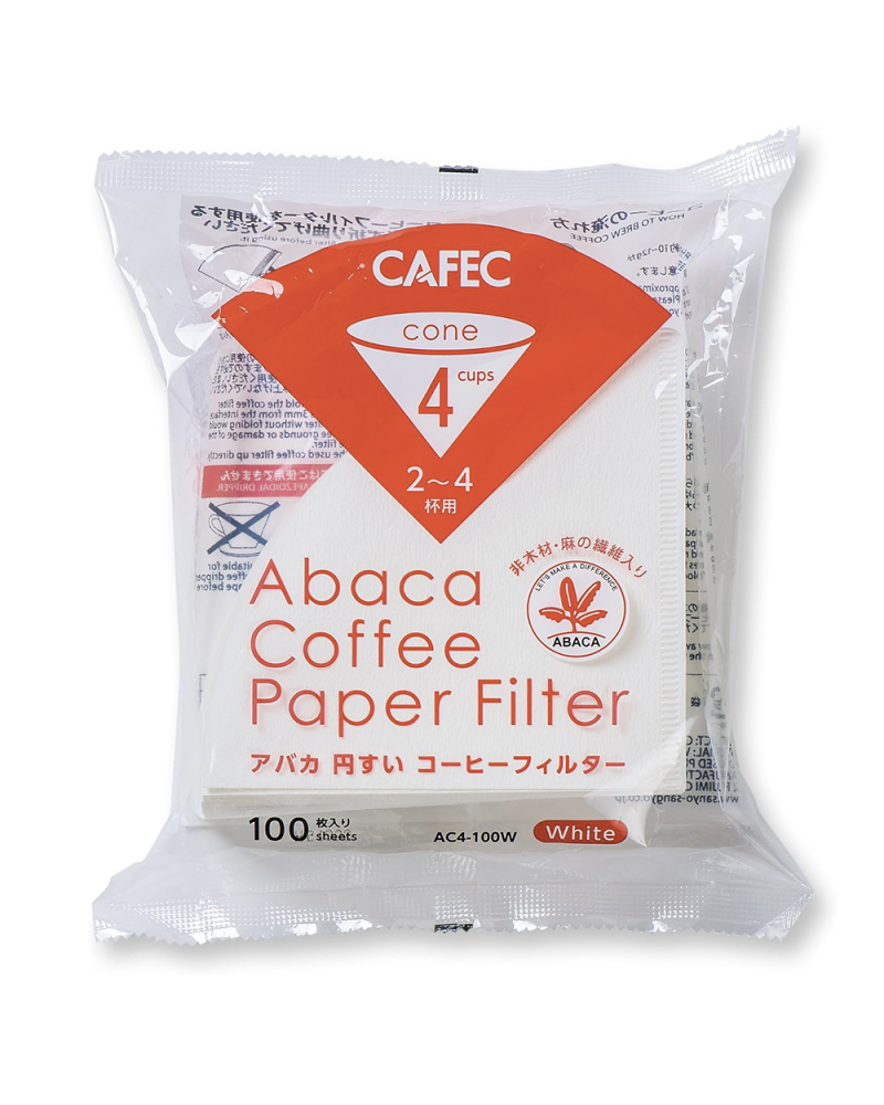 Cafec Filtros de Papel Abaca 02 (100uds)