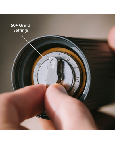 AeroPress Manual Coffee Grinder grind ajustments.