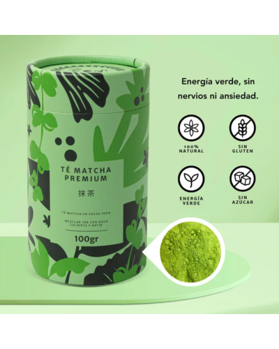 Matchaflix Té Matcha Premium 100g beneficios