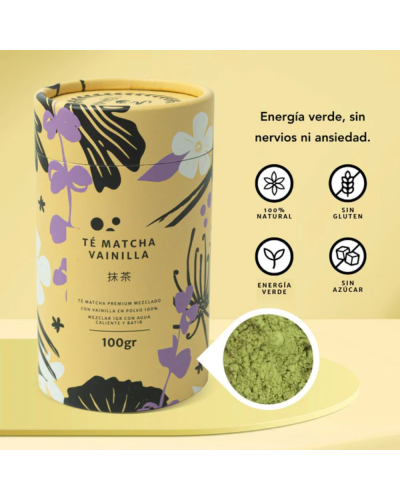 Matchaflix Premium Vanilla Matcha 100g benefits