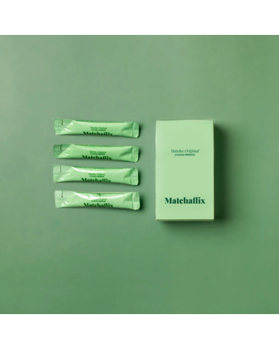 Matchaflix Té Matcha Premium- caja con sobres.