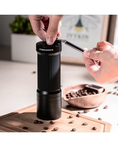 Foldable Handle Studio Barista Manual Coffee Grinder