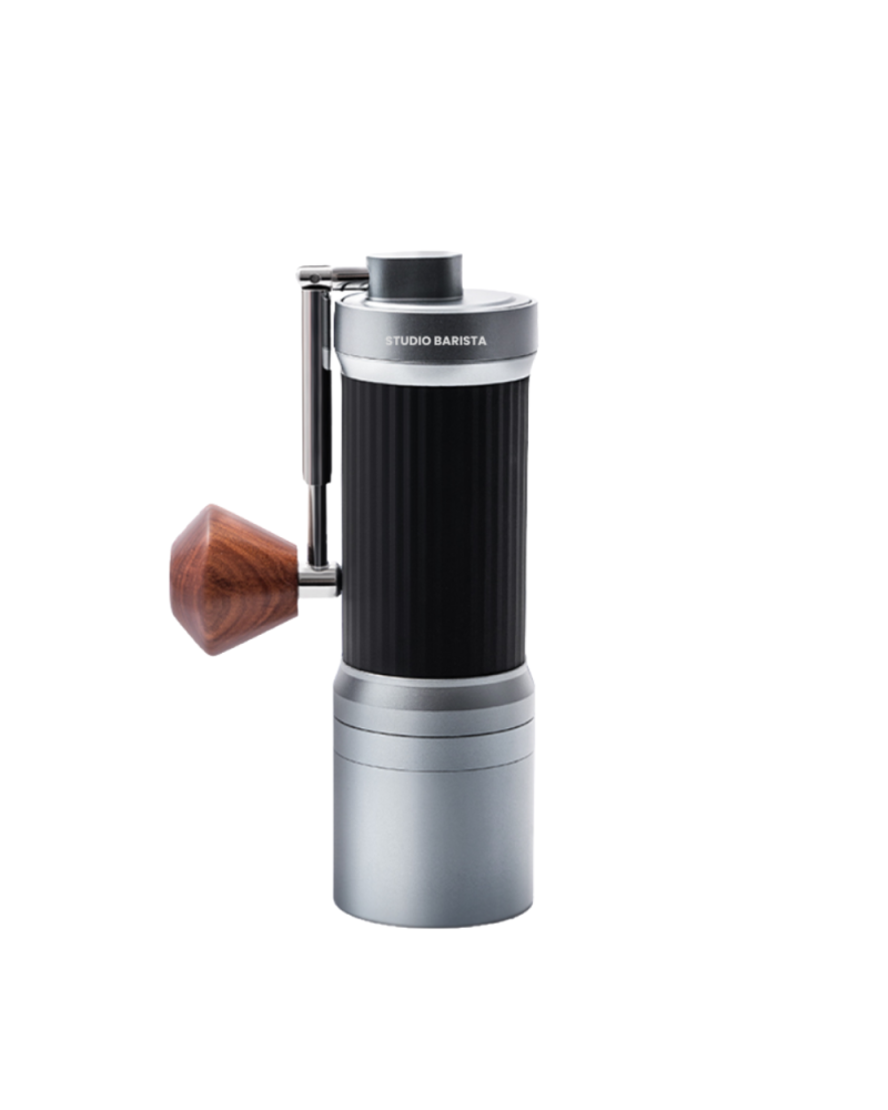 Studio Barista Molinillo Manual con Mango Desplegable Gris