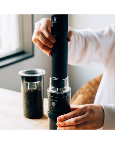 Hario Coffee Grinder Smart G Pro used with hario electro solo.