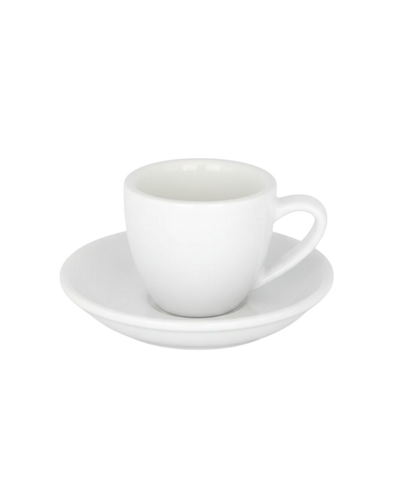Epic Cups Taza y Plato Espresso 70ml Blanco