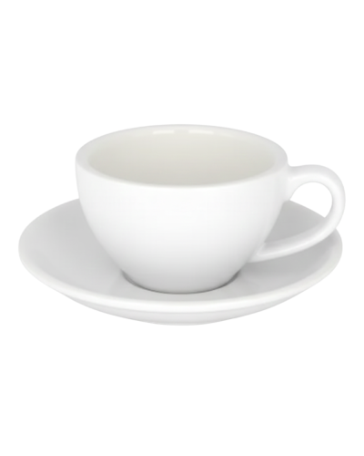 Epic Cups Taza y Plato Cappuccino 230ml Blanco