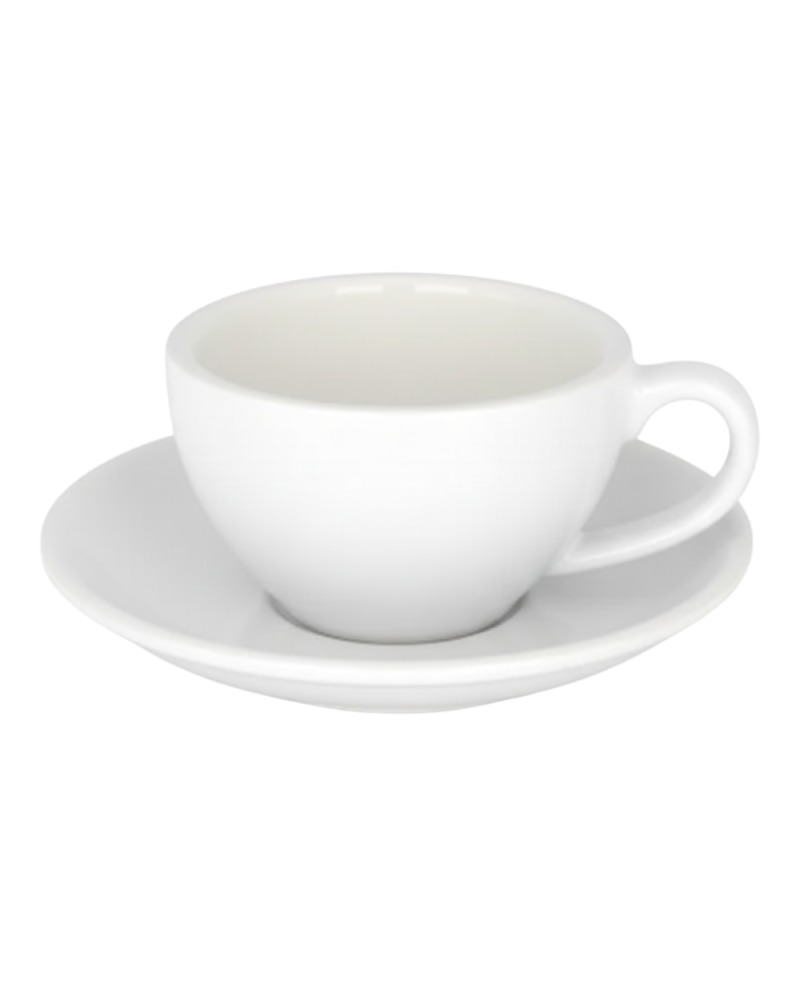 Epic Cups Taza y Plato Cappuccino 230ml Blanco
