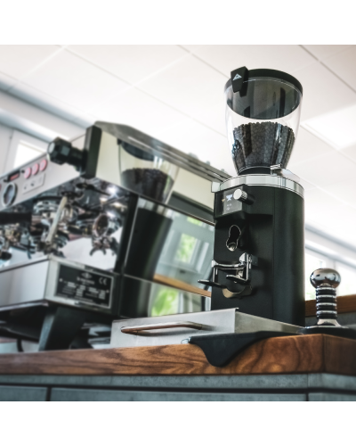 Mahlkonig E65S Electric Grinder on Coffee Bar
