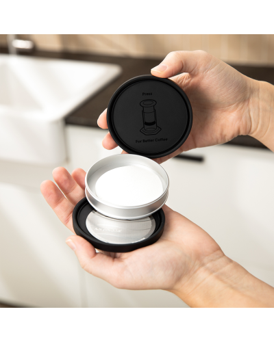 AeroPress Travel Filter Holder with paper filters