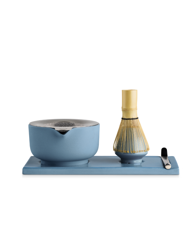 Fellow Set de Matcha Azul Niebla
