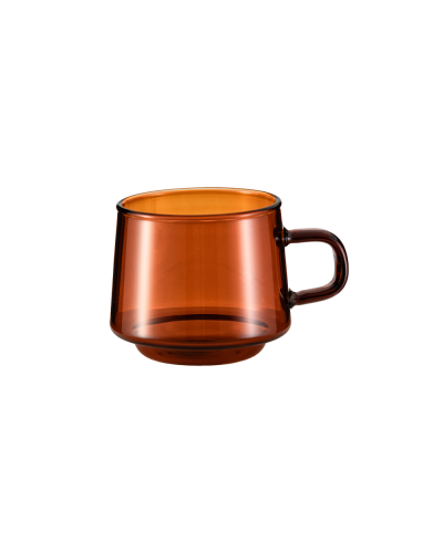 Studio Barista Glass Mug 250ml Amber